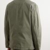 Garment-Dyed Cotton-Blend Twill Blazer - BK
