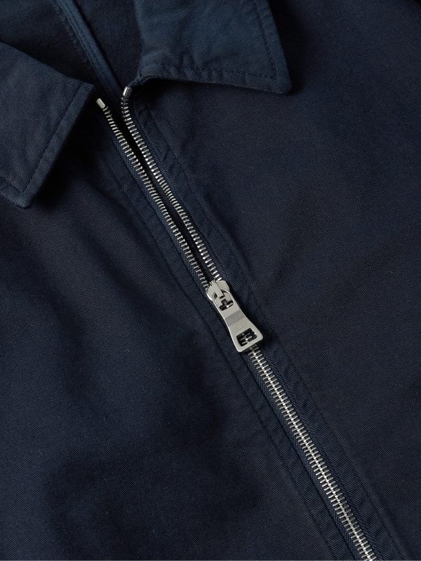 Cotton-Blend Gabardine Coach Jacket - CU Cotton-Blend Gabardine Coach Jacket - CU