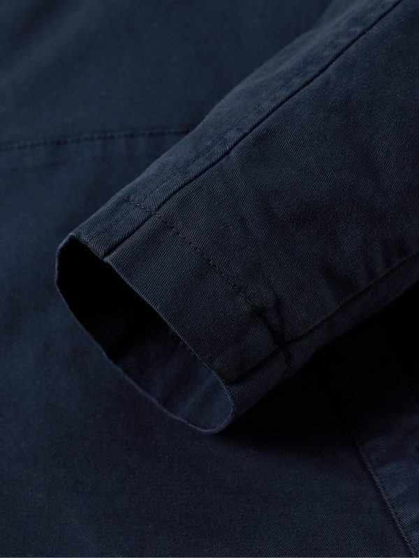 Cotton-Blend Gabardine Coach Jacket - E1 Cotton-Blend Gabardine Coach Jacket - E1
