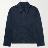 Cotton-Blend Gabardine Coach Jacket Cotton-Blend Gabardine Coach Jacket