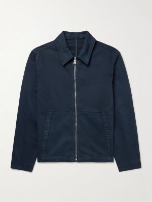 Cotton-Blend Gabardine Coach Jacket Cotton-Blend Gabardine Coach Jacket