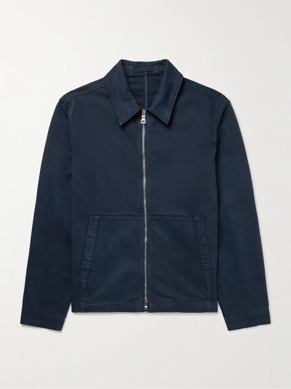 Cotton-Blend Gabardine Coach Jacket Cotton-Blend Gabardine Coach Jacket