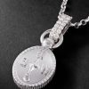 Internal Compass 18-Karat White Gold Diamond Pendant Necklace - CU