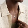 Internal Compass 18-Karat White Gold Diamond Pendant Necklace - FR