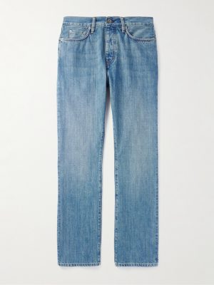 Straight-Leg Organic Selvedge Jeans