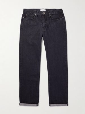 Straight-Leg Organic Selvedge Jeans