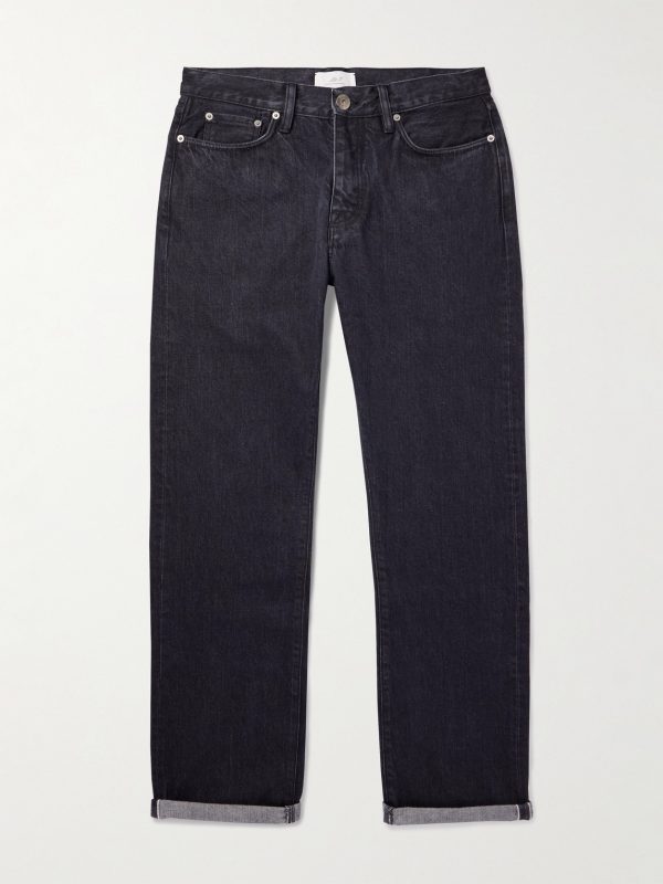 Straight-Leg Organic Selvedge Jeans