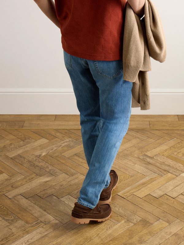 Slim-Fit Organic Selvedge Jeans - BK Slim-Fit Organic Selvedge Jeans - BK