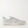 CT500 Leather-Trimmed Suede and Nubuck Sneakers CT500 Leather-Trimmed Suede and Nubuck Sneakers