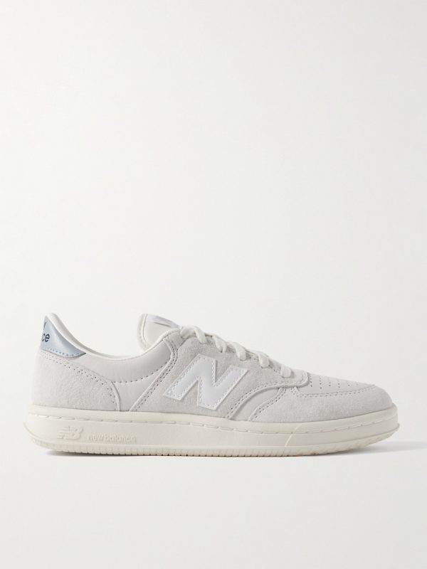 CT500 Leather-Trimmed Suede and Nubuck Sneakers CT500 Leather-Trimmed Suede and Nubuck Sneakers