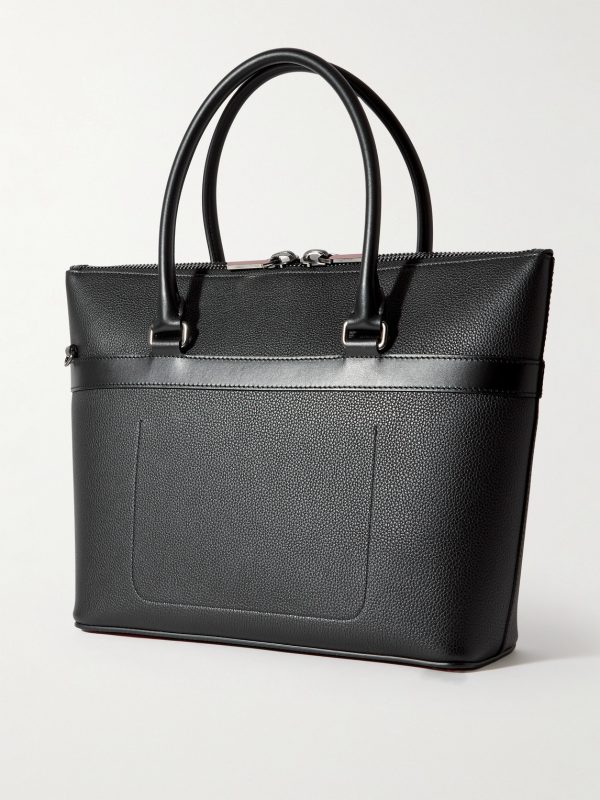 Kabiker 2.0 Rubber-Trimmed Full-Grain Leather Tote Bag - BK Kabiker 2.0 Rubber-Trimmed Full-Grain Leather Tote Bag - BK