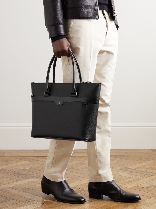 Kabiker 2.0 Rubber-Trimmed Full-Grain Leather Tote Bag - OU Kabiker 2.0 Rubber-Trimmed Full-Grain Leather Tote Bag - OU