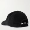 Logo-Embroidered Cotton-Corduroy Baseball Cap - BK