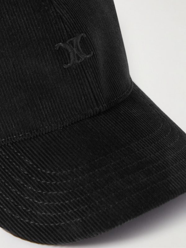 Logo-Embroidered Cotton-Corduroy Baseball Cap - CU