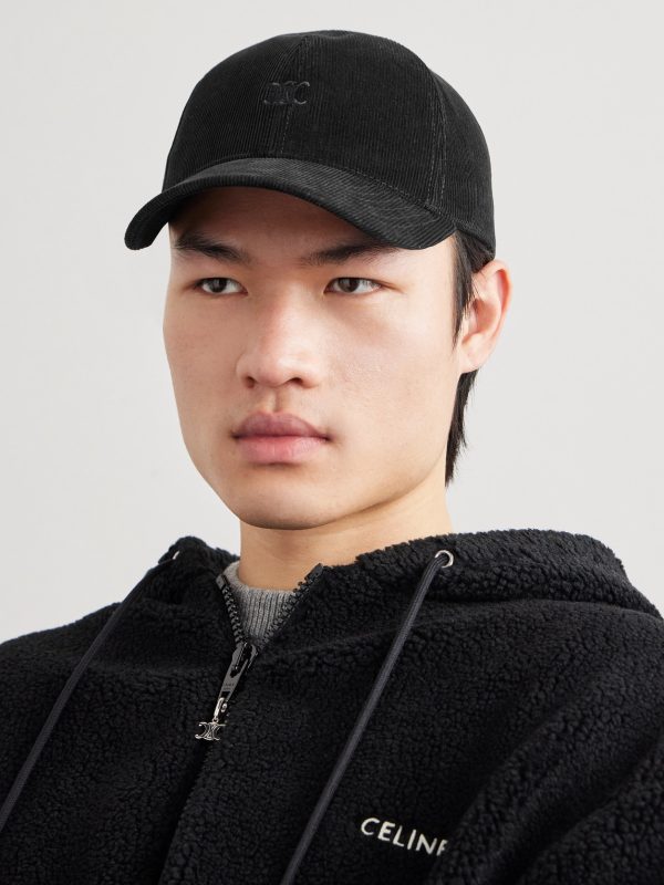 Logo-Embroidered Cotton-Corduroy Baseball Cap - OU