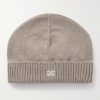 Logo-Embroidered Wool and Cashmere-Blend Beanie