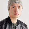 Logo-Embroidered Wool and Cashmere-Blend Beanie - OU