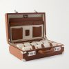 Valigetta Ribbed Leather 10-Piece Travel Watch Case Valigetta Ribbed Leather 10-Piece Travel Watch Case