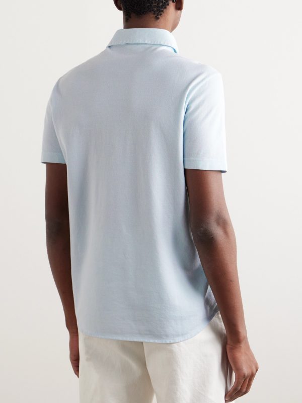 Cotton-Piqué Polo Shirt - BK Cotton-Piqué Polo Shirt - BK