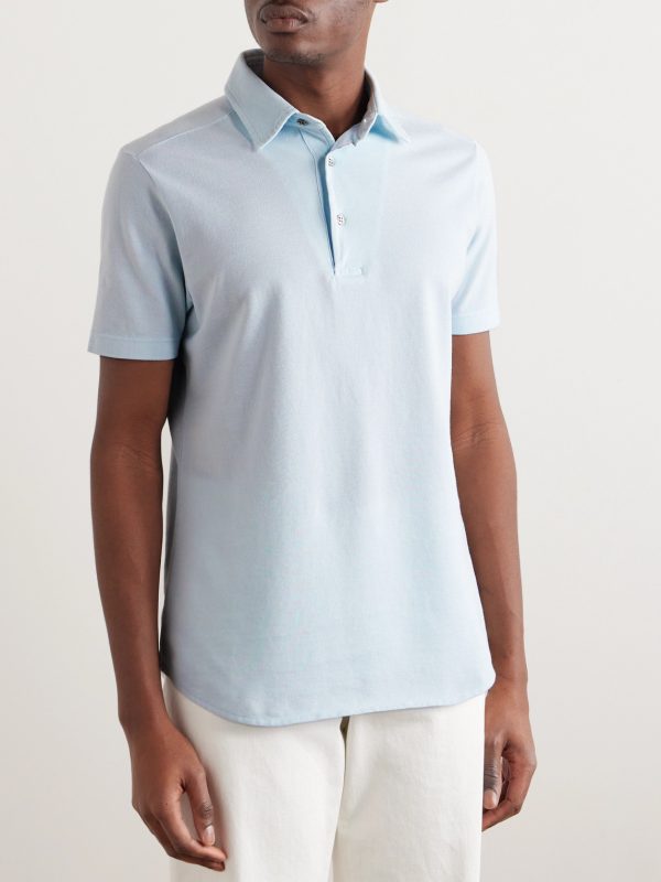 Cotton-Piqué Polo Shirt - FR Cotton-Piqué Polo Shirt - FR