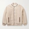 Arosa Reversible Suede-Trimmed Cashfur and Quilted Wind Shell Bomber Jacket Arosa Reversible Suede-Trimmed Cashfur and Quilted Wind Shell Bomber Jacket