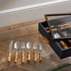 Bamboo Flatware Set with Case - E1 Bamboo Flatware Set with Case - E1