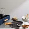 Bamboo Flatware Set with Case - OU Bamboo Flatware Set with Case - OU
