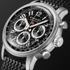 Mille Miglia Classic Automatic Chronograph 40.5mm Stainless Steel and Rubber Watch, Ref. No. 168619-3001 - FR Mille Miglia Classic Automatic Chronograph 40.5mm Stainless Steel and Rubber Watch, Ref. No. 168619-3001 - FR