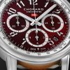 Mille Miglia Classic Automatic Chronograph 40.5mm Stainless Steel and Leather Watch, Ref. No. 168619-3003 - CU Mille Miglia Classic Automatic Chronograph 40.5mm Stainless Steel and Leather Watch, Ref. No. 168619-3003 - CU