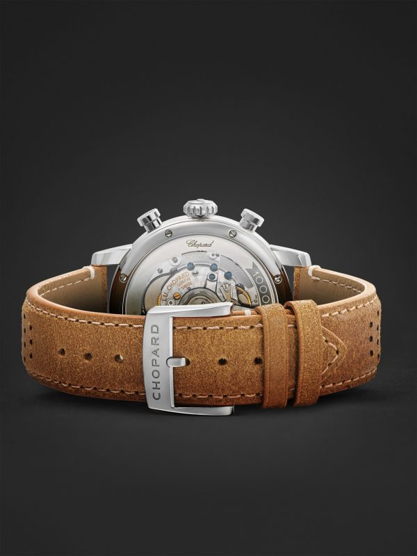 Mille Miglia Classic Automatic Chronograph 40.5mm Stainless Steel and Leather Watch, Ref. No. 168619-3003 - E2 Mille Miglia Classic Automatic Chronograph 40.5mm Stainless Steel and Leather Watch, Ref. No. 168619-3003 - E2
