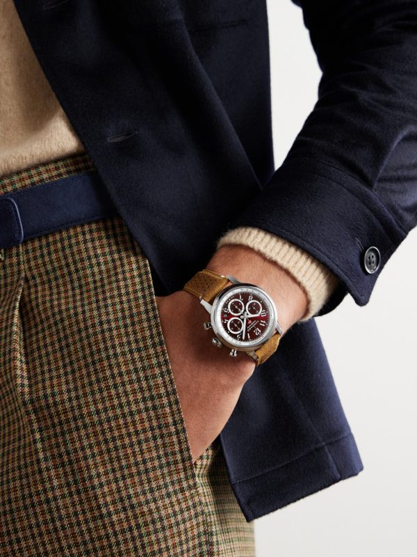 Mille Miglia Classic Automatic Chronograph 40.5mm Stainless Steel and Leather Watch, Ref. No. 168619-3003 - OU Mille Miglia Classic Automatic Chronograph 40.5mm Stainless Steel and Leather Watch, Ref. No. 168619-3003 - OU