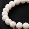 Skull Rhodium-Plated, Diamond and Pearl Beaded Bracelet - BK Skull Rhodium-Plated, Diamond and Pearl Beaded Bracelet - BK