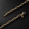 Gold, Onyx and Diamond Chain Necklace - BK Gold, Onyx and Diamond Chain Necklace - BK