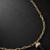 Gold, Onyx and Diamond Chain Necklace Gold, Onyx and Diamond Chain Necklace