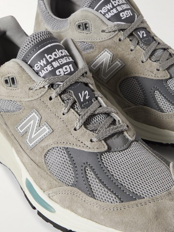 991v2 Suede and Mesh Sneakers - CU 991v2 Suede and Mesh Sneakers - CU