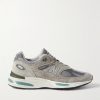 991v2 Suede and Mesh Sneakers 991v2 Suede and Mesh Sneakers