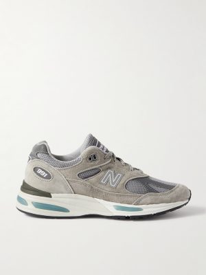 991v2 Suede and Mesh Sneakers 991v2 Suede and Mesh Sneakers