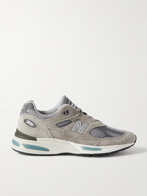 991v2 Suede and Mesh Sneakers 991v2 Suede and Mesh Sneakers