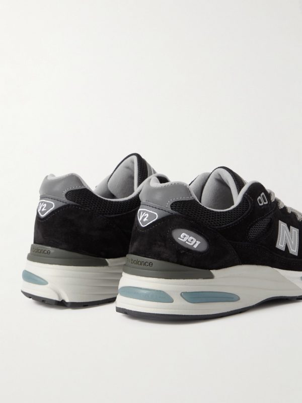 991v2 Suede and Mesh Sneakers - BK 991v2 Suede and Mesh Sneakers - BK