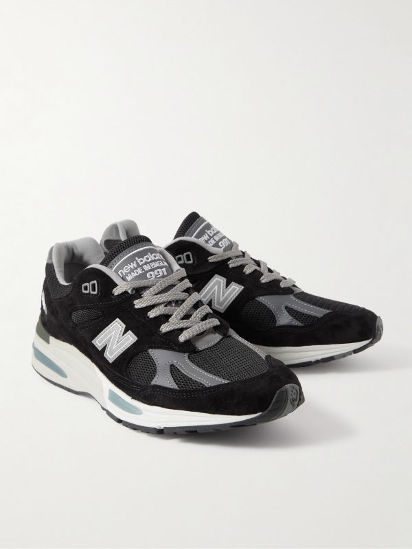 991v2 Suede and Mesh Sneakers - FR 991v2 Suede and Mesh Sneakers - FR