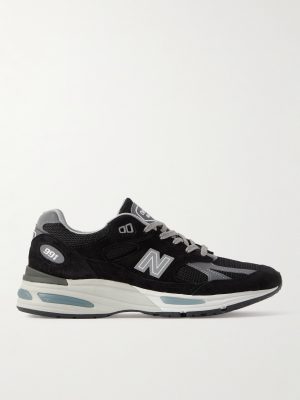 991v2 Suede and Mesh Sneakers