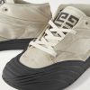 Distressed Rubber-Trimmed Leather and Mesh Sneakers - CU Distressed Rubber-Trimmed Leather and Mesh Sneakers - CU