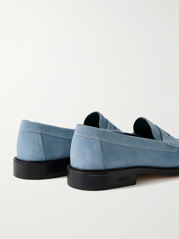 Yardee Suede Penny Loafers - BK Yardee Suede Penny Loafers - BK