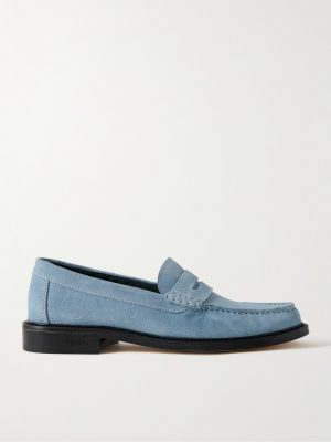 Yardee Suede Penny Loafers