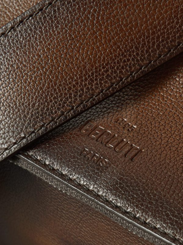 Périple Barrel Scritto Venezia Leather Softy Messenger Bag - CU Périple Barrel Scritto Venezia Leather Softy Messenger Bag - CU