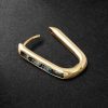 18-Karat Gold Topaz Single Earring - BK