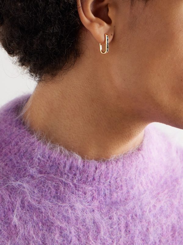 18-Karat Gold Topaz Single Earring - FR