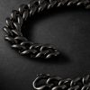 18-Karat Blackened Gold, Ceramic and Diamond Bracelet - BK