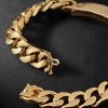 18-Karat Gold Chain Bracelet - BK 18-Karat Gold Chain Bracelet - BK