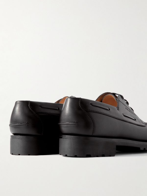 Deck Leather Derby Shoes - BK